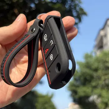 適用於大眾 VW Atlas Tiguan Golf Alltrack SportWagen R Polo E-Golf 折疊翻蓋 4 鍵鑰匙的矽膠鑰匙套 10 最佳銷售 福斯高爾夫 - №1