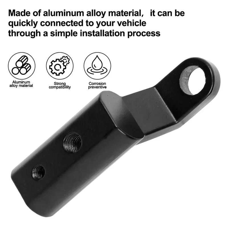 Multifunction Motorcycle Spotlight Mirror Expansion Bracket Aluminum Alloy for Front Bumper Shock Absorbing Expansion Rod 1/2pcs