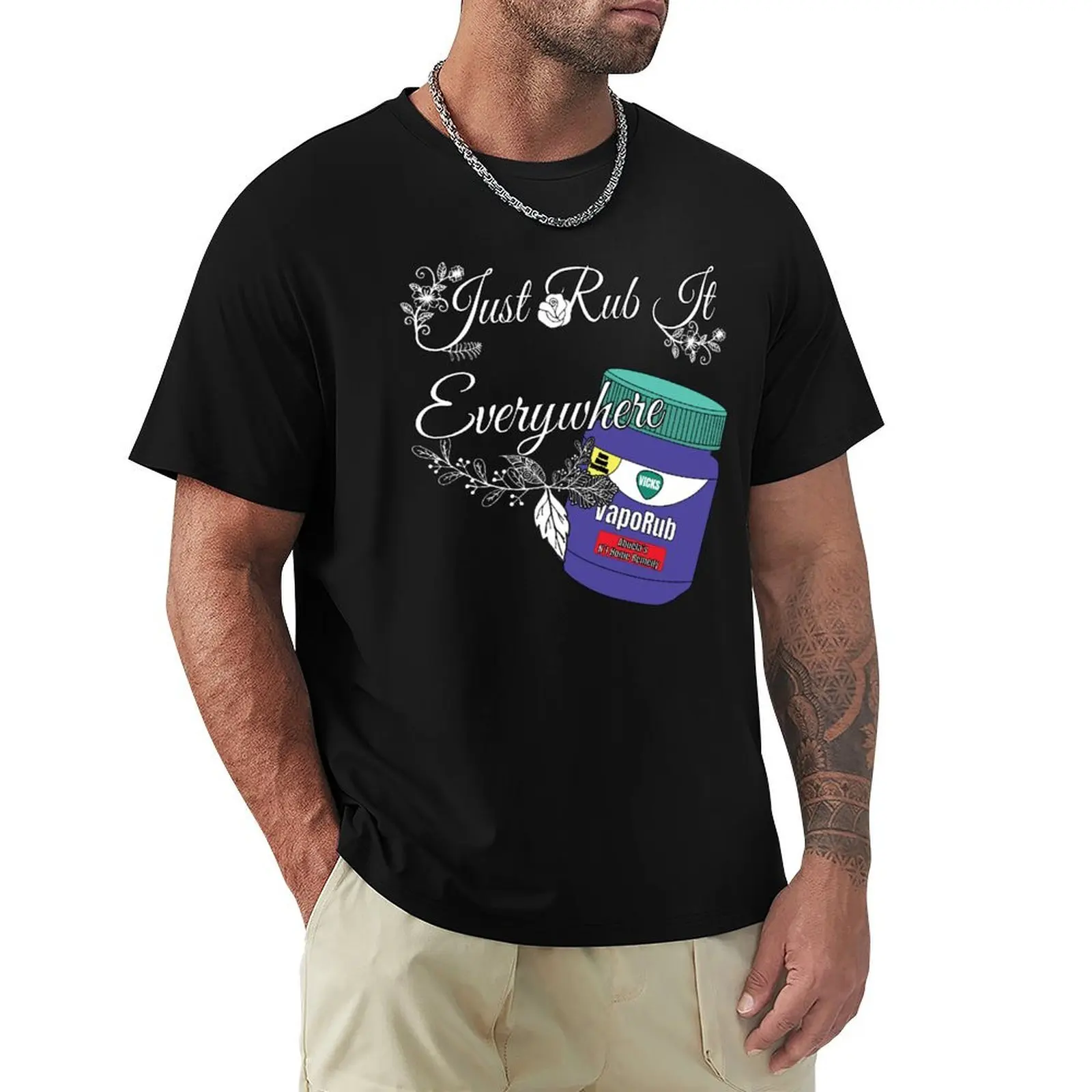 

Put It Everywhere Ponte Vicks Vaporub T-Shirt Everyday Wear Basic Short Sleeve Top