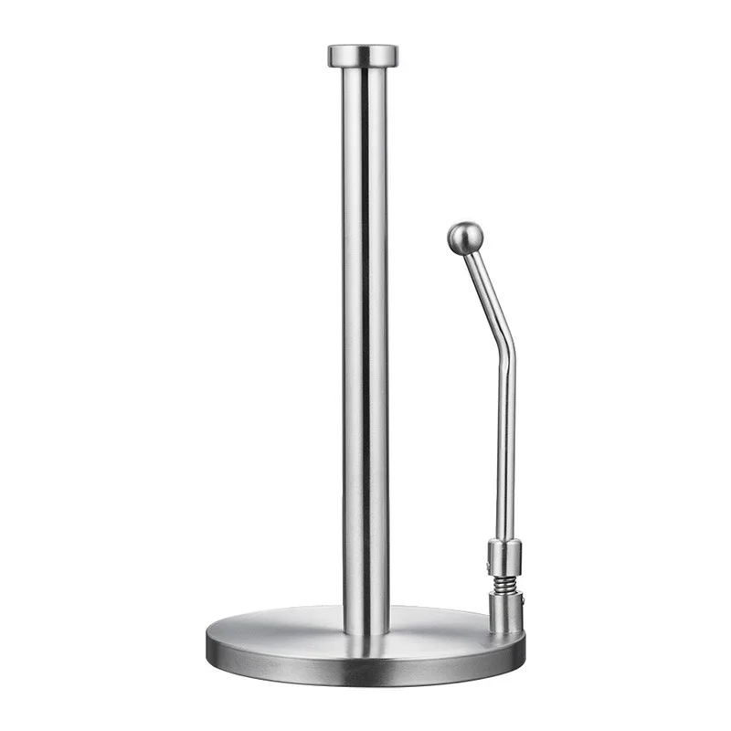 

Держатель для салфеток из нержавеющей стали - Горизонтальный держатель для рулонной бумаги - Креативный держатель для кухонных бумажных полотенец