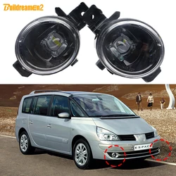 30W H11 Car Front LED Lens Fog Light Assembly DRL 2 Pieces For Renault Espace 4/IV Pre-Facelift 2002-2011 (Not Fit Facelift)