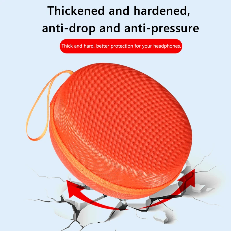 EVA Hard Carrying Case Shockproof Hard Shell Case Anti-drop Protective Case Anti-scratch for Sony WH-1000XM4 for EDIFIER W820NB