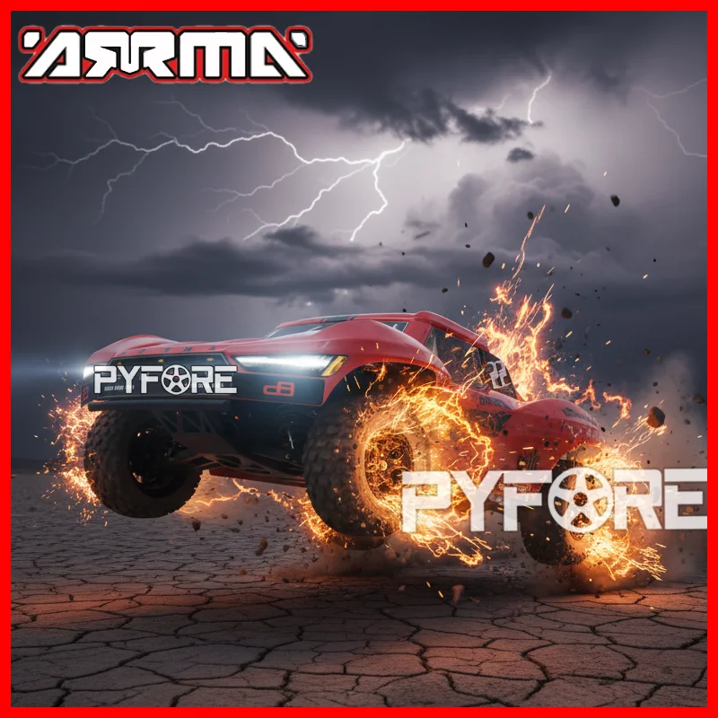 ARRMA 1/10 Fury Mega 2WD Brushed Rc kortebaan Truck Off-road afstandsbediening auto voor volwassenen en kinderen