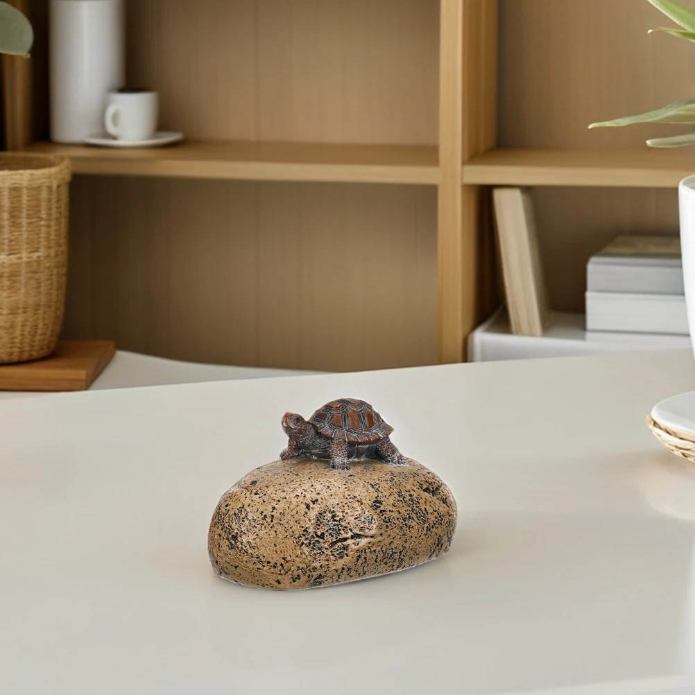 

2pcs Resin Rock Outdoor Faux Box Fake Rock Holder For Outside Turtle Stone Hider Spacious Durable Synthetic Resin Safe Hidden