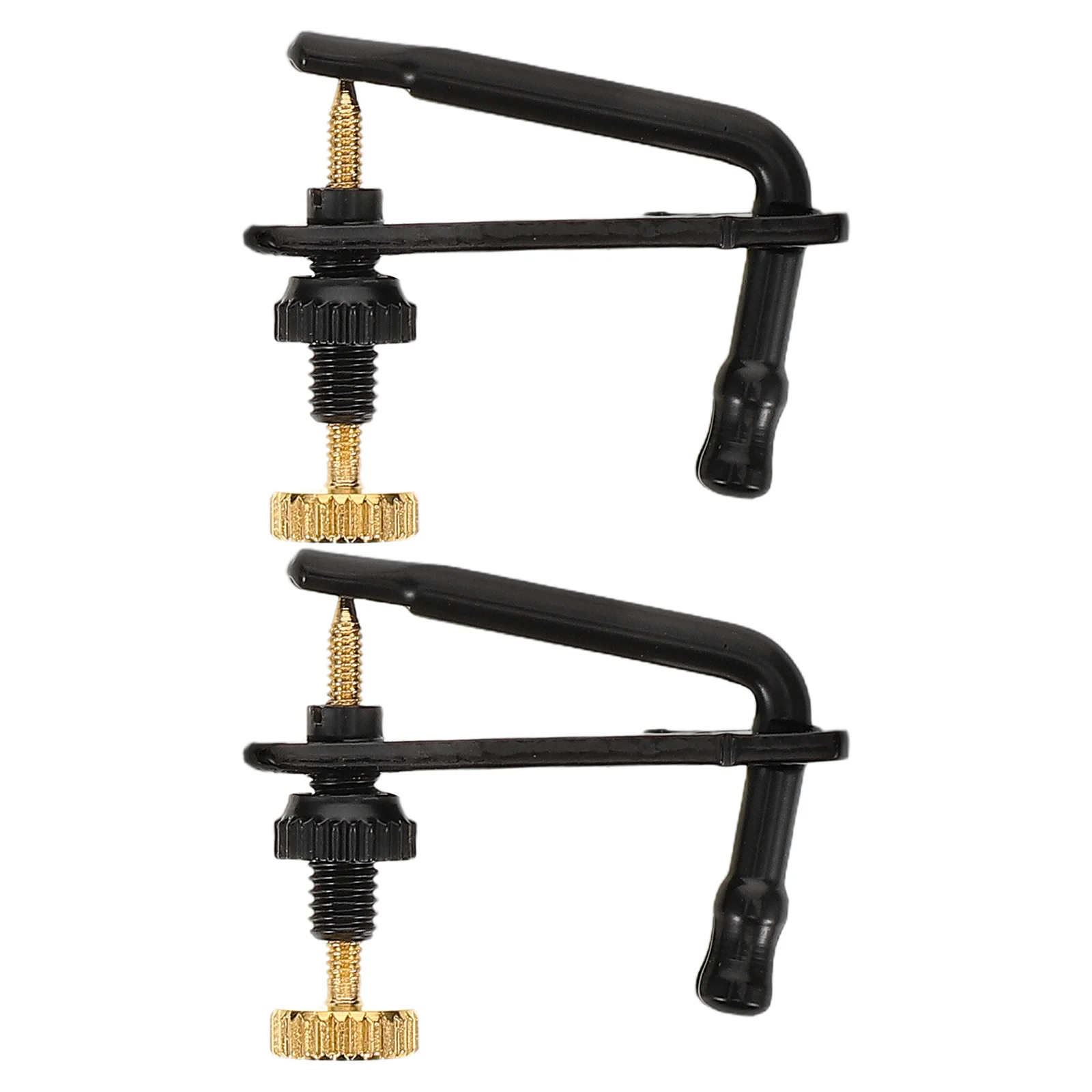 

2Pcs Violin Fine Tuners Black Gold Alloy 44 Standard String Adjuster Precise Tuning Tool Musical Instrument Accessory