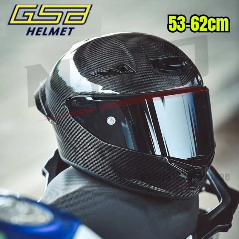 

GSB Motorcycle Helmet RC5 Carbon Fiber Full Coverage Motorcycle Travel Helmet Riding Tension Full Helmet