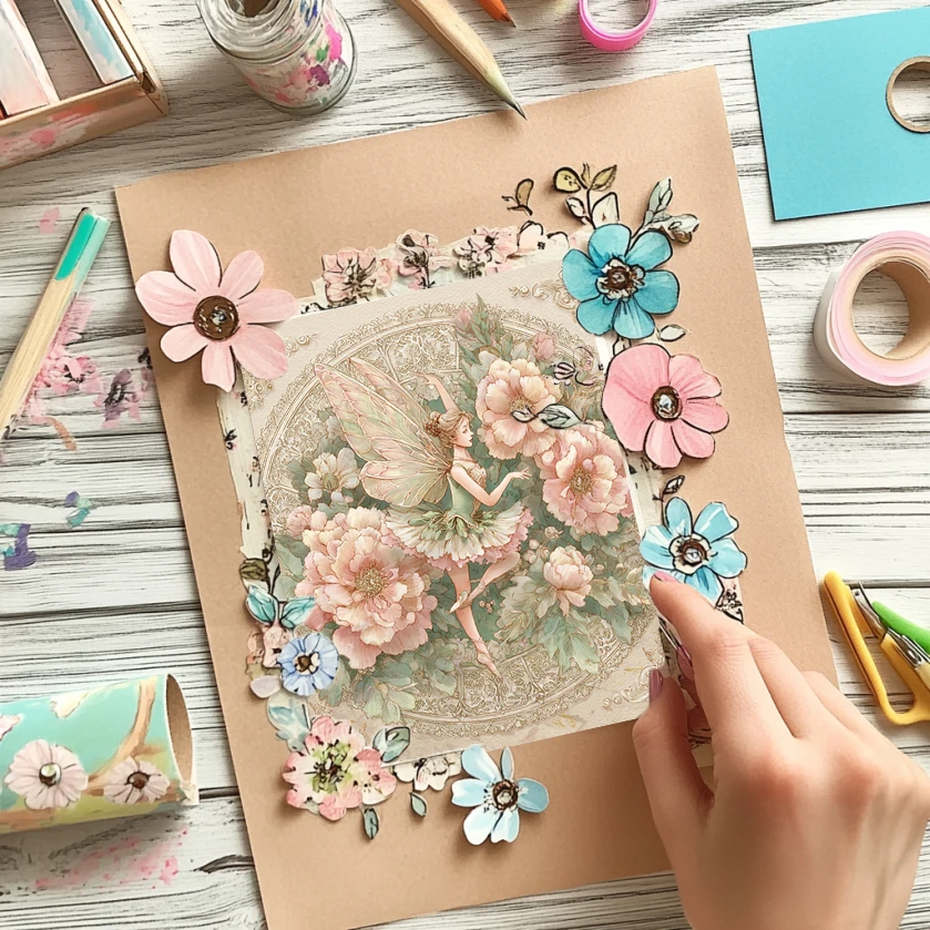 Scrapbookpapierpakket (36 vellen, 6"x6"): Vintage patronen voor scrapbooking, origami, junk journal en kaarten maken.