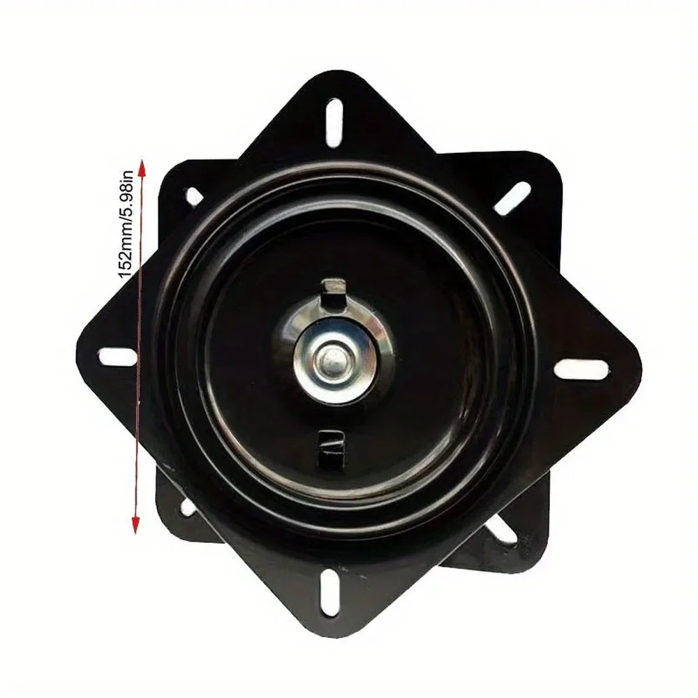 Heavy Duty Bar Stool Swivel Plate 2Pcs, 360° Rotating Chair Swivel Base with Solid Ring Ball Bearings, Replacement Swivel