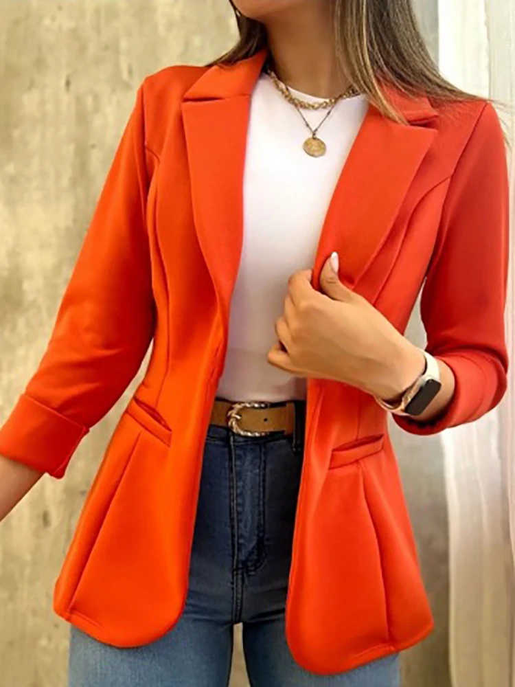 Spring Summer Loungewear Cardigan Jackets Women 2023 Fashion Turn-Down Collar Solid Outerwear Elegant Slim Thin Streetwear Coats