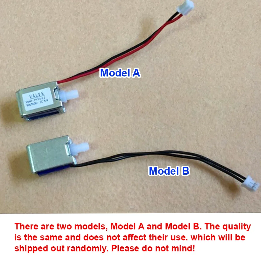 Mini válvula solenoide eléctrica pequeña de 3V-6V CC, válvula de Control de flujo de aire Micro normalmente cerrada N/C, válvula de vacío para extractor de leche