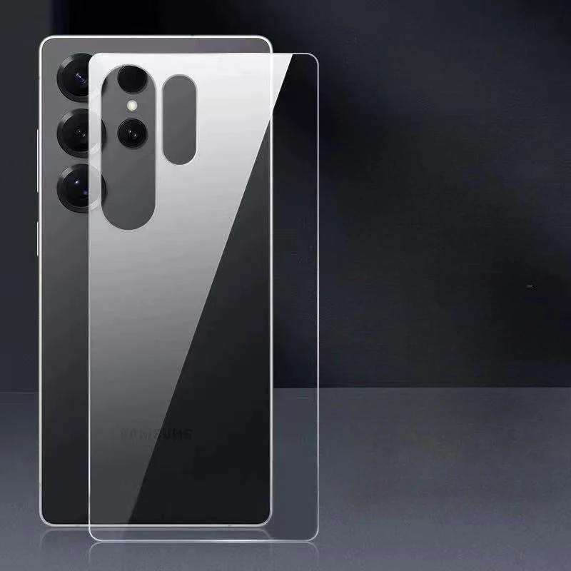 

Back Cover Tempered Glass For Samsung Galaxy S25 Edge Ultra Clear Full Screen Protector Back Film For Galaxy S24FE S25+S 24+