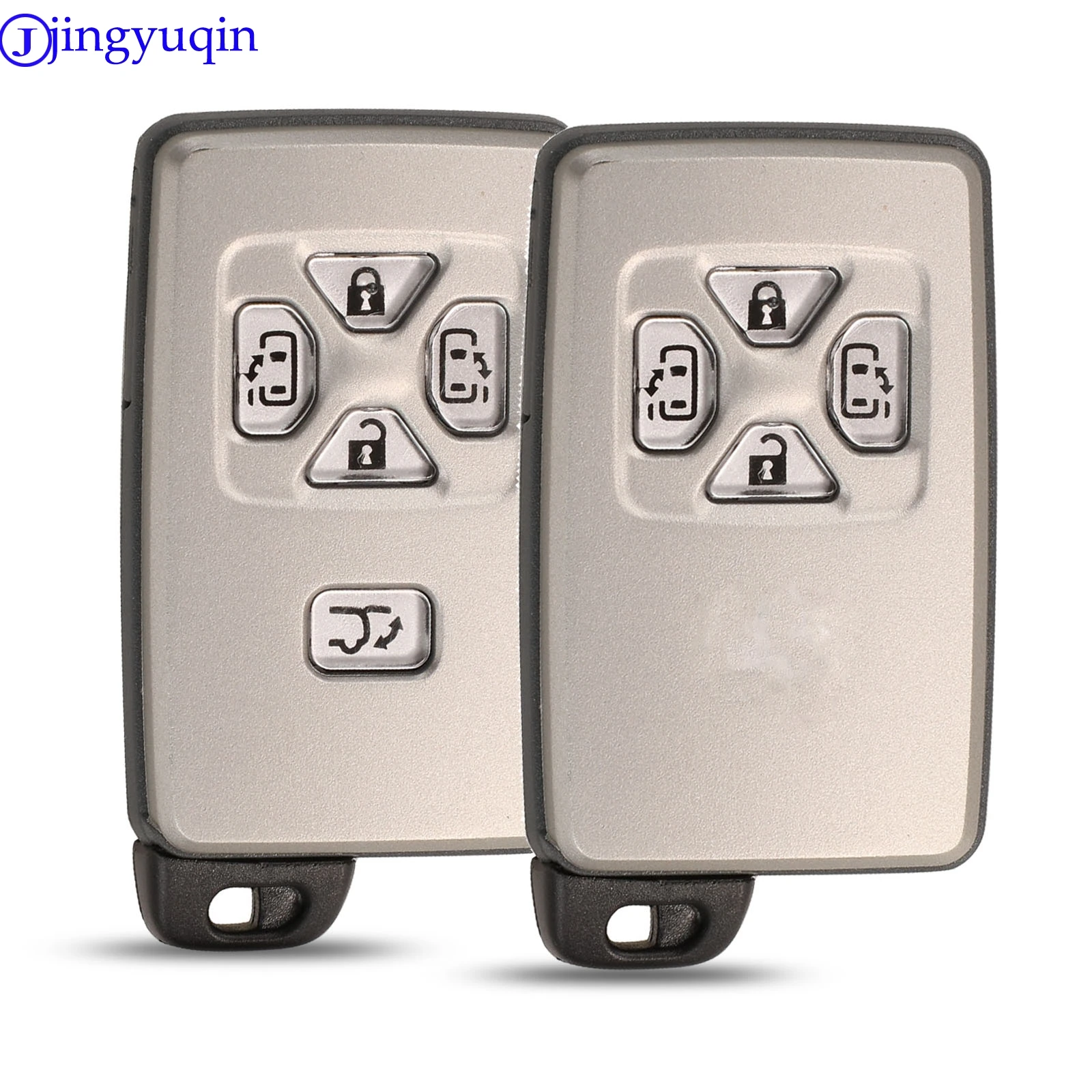 

jingyuqin Remote Replacement 4/5 Buttons Smart Car Key Case Cover For Toyota Reiz/Avalon/Previa/Alphard/Prius Key Shell