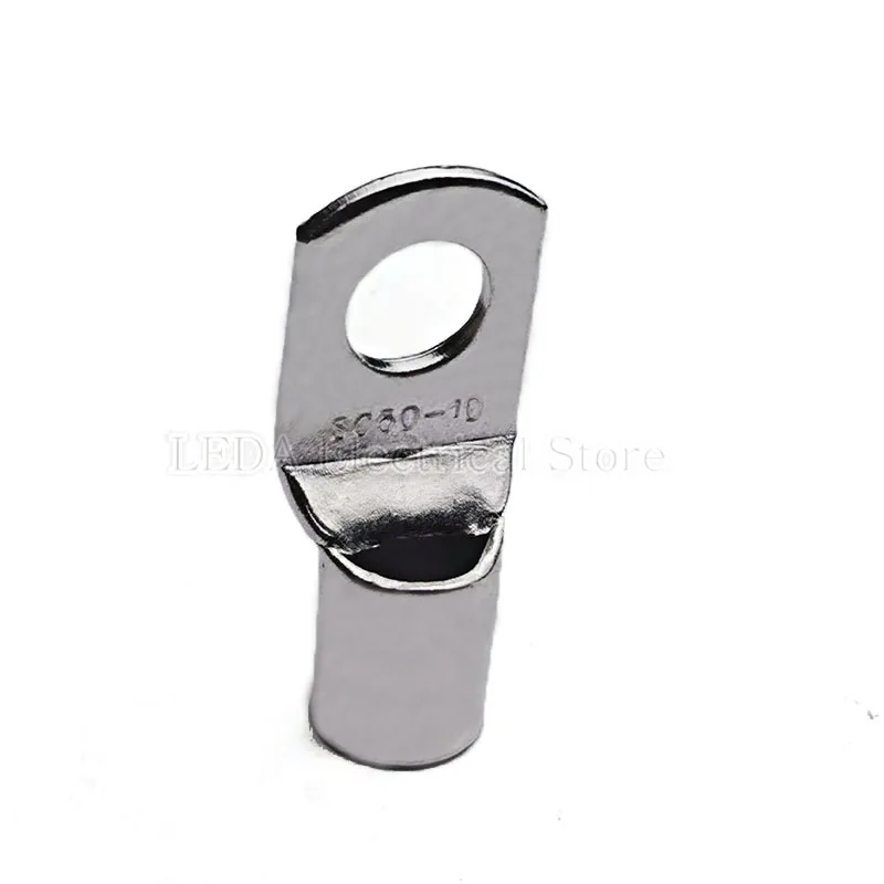 10Pcs SC1.5-5 SC10-8 SC16-6 SC16-8 Copper Cable Lug Kit Bolt Hole Tinned Cable lugs Battery Terminals copper nose Wire connector