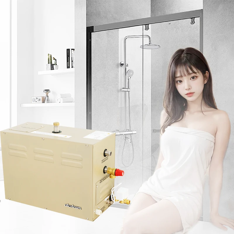 

Atcsteam Traditional AT-60 Steam Bath Generators for Wet Sauna Home and Commercial Use with Smart Control Panel