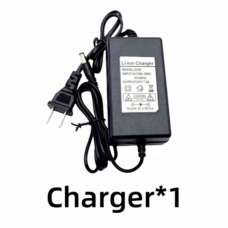 21V 18650 lithium battery can charge 10500mAh battery with high current and high discharge. Charger.Battery specifications