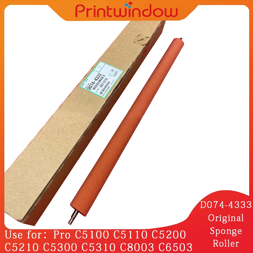 D074-4333 Original New Sponge Roller for Ricoh Pro C5100 C5110 C5200 C5210 C5300 C5310 Roller: Plate in Web Cleaning Unit