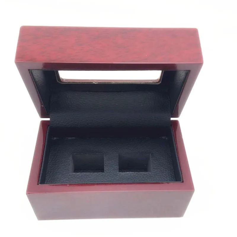 

Display Collection box World Championship Ring Packing box 2 holes individually packed wood material