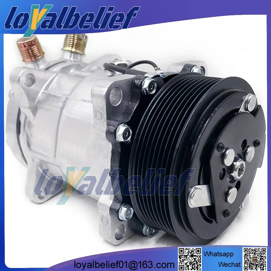 Auto SD7H15 Air AC Compressor For MAN TRUCK TGA TGL TGM TGS TGX E2000 F2000 51779707006 51779707028 81619066012 SANDEN 8117 6008