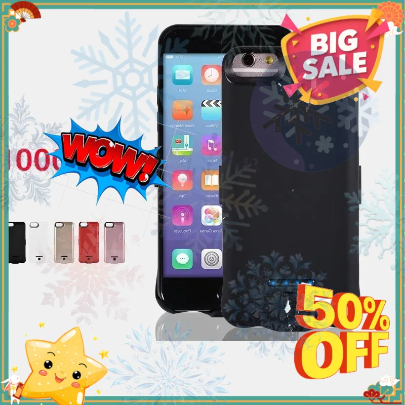 SWZY Power Bank Case for IPhone 6 7 8 Plus X XS Max XR Battery Charger Case for IPhone 11 Pro Max Powerbank Charging Case 10000m