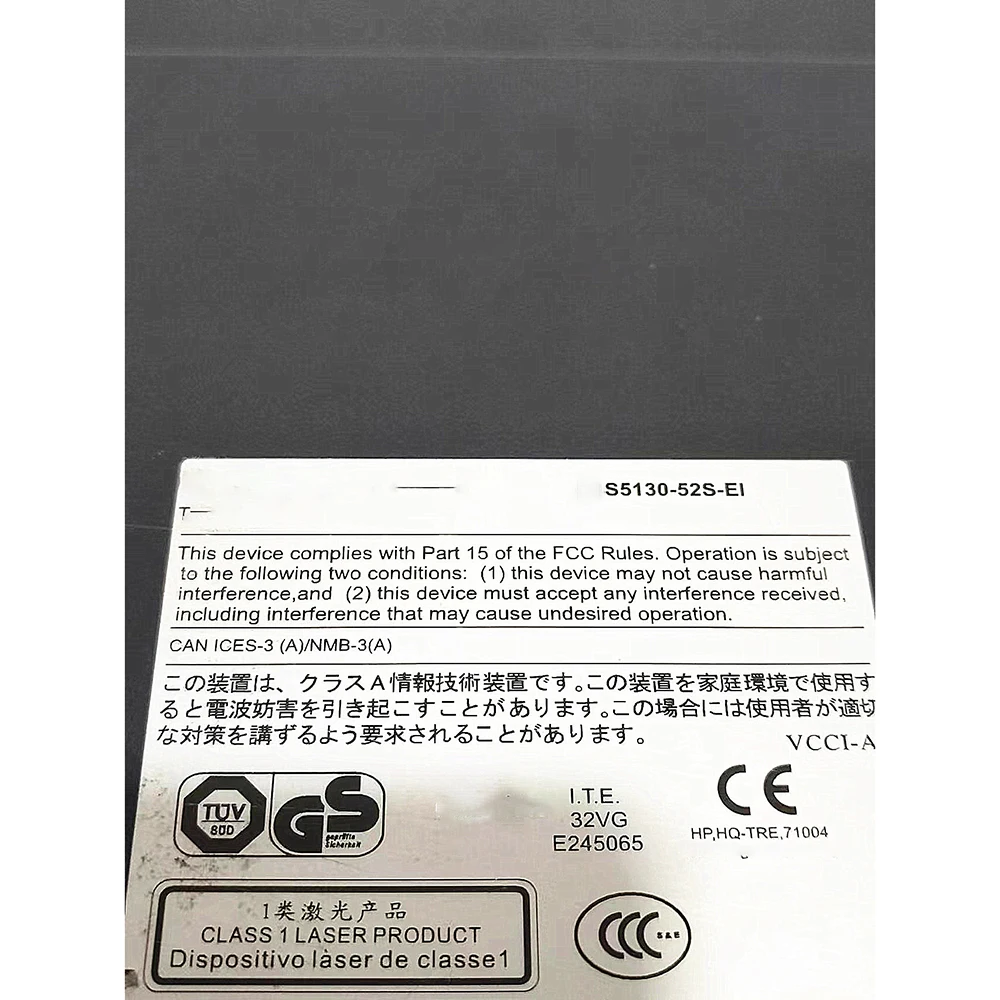 1pcs สําหรับ H3C 48 Gigabit 4 พอร์ต 10 Gigabit Optical สามชั้นการจัดการเครือข่ายสวิทช์ S5130-52S-EI