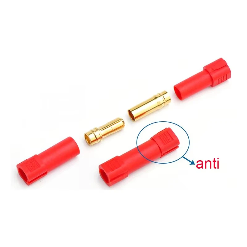 

1/2/5/10 Pair AMASS XT150 Connector Adapter 6mm Male/Female Plug High Rated Amps For RC LiPo Battery Random color