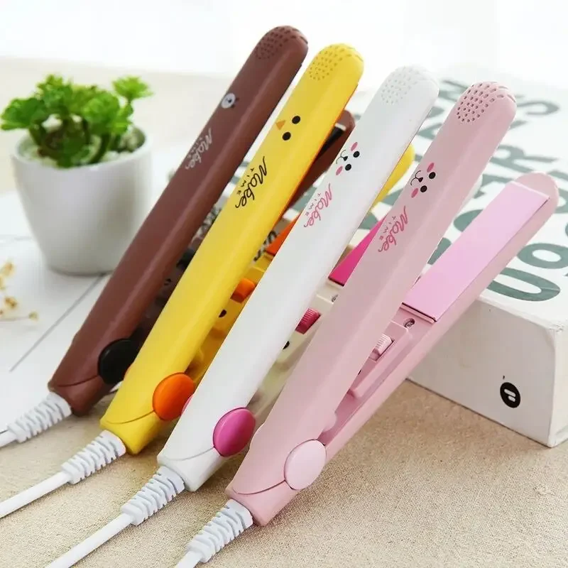 10 Second Quick Setting Mini Straightener Curling Iron Dual-use Clip Bangs Internal Buckle Electric Roller Heat-resistant Safe