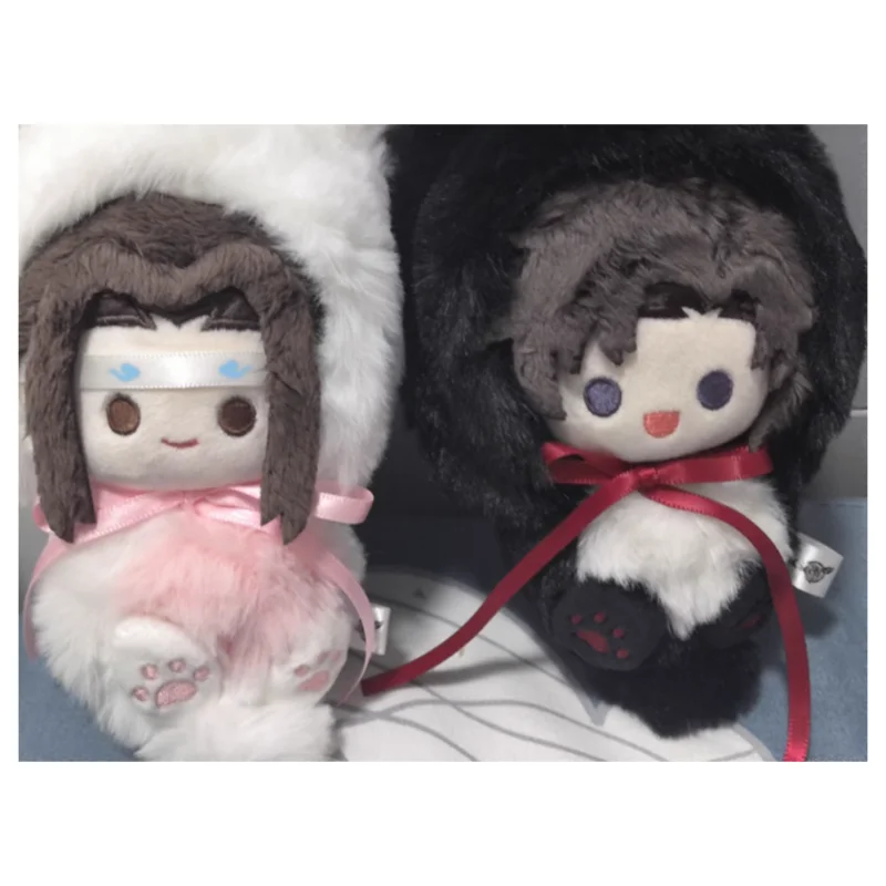 Genuíno mdzs grandmaster do cultivo demônico lan wangji wei wuxian anime saco de fantoche pingente chaveiro maumet cospaly dos desenhos animados