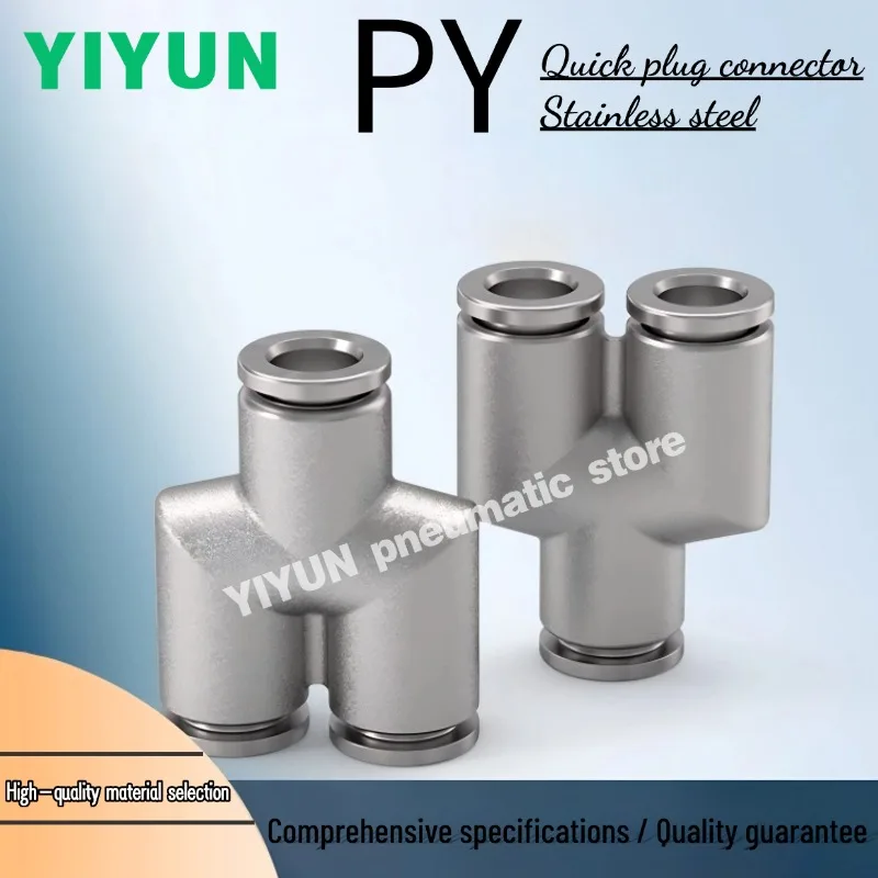 py-4-6-8-10-12-14-16-componentes-pneumaticos-tubo-de-ferramenta-de-ar-uniao-de-aco-inoxidavel-conector-de-junta-y-serie-py