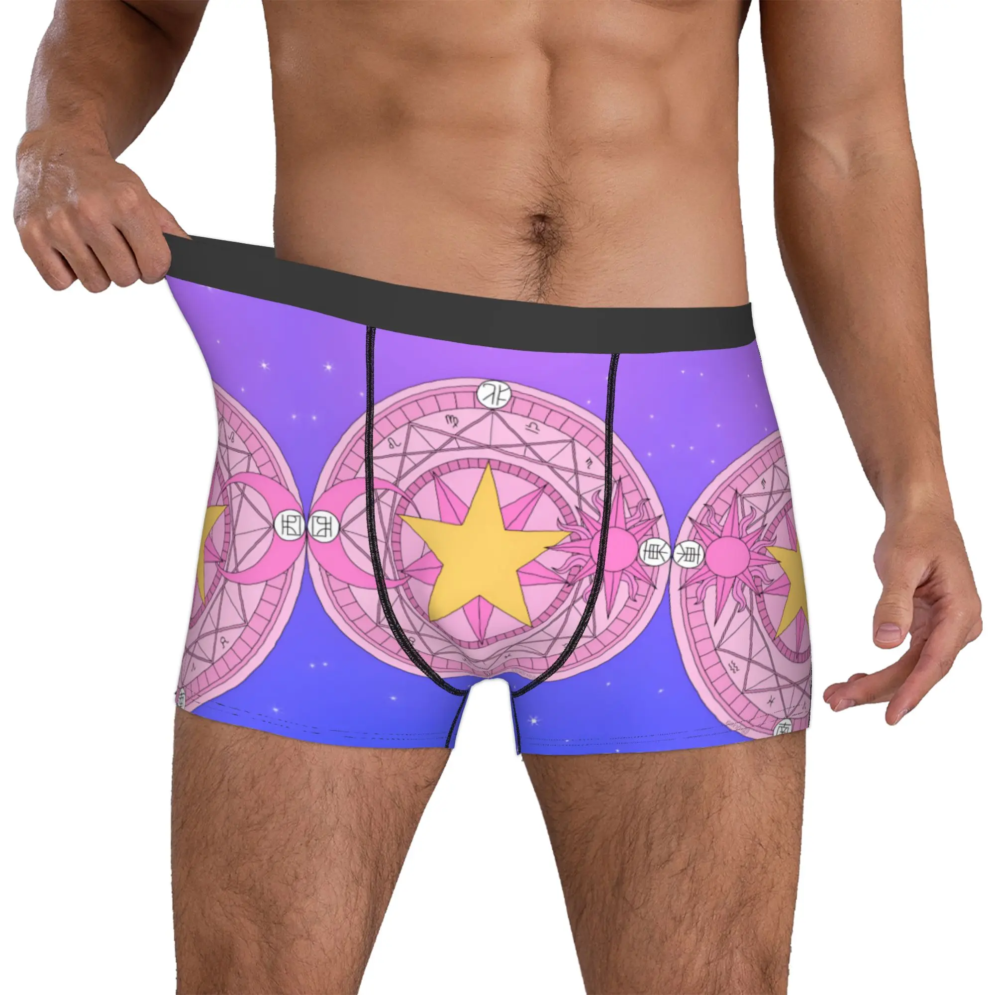 

Custom S-Sakuraes Comics Manga Boxer Shorts For Homme 3D Print Classic Underwear Panties Briefs Soft Underpants