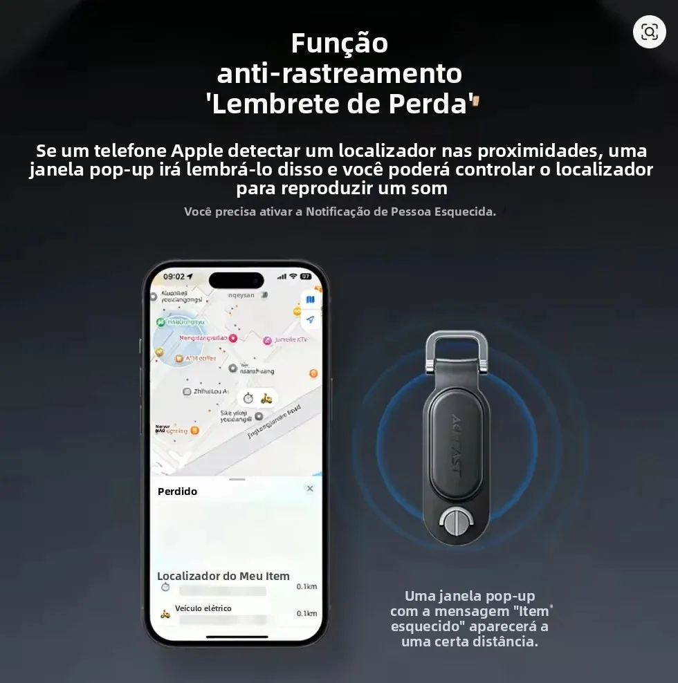 新しい積極的紛失防止追跡ロケーターキーホルダー-apple-find-my対応-puレザー製-スーツケース、鍵、バッグ用
