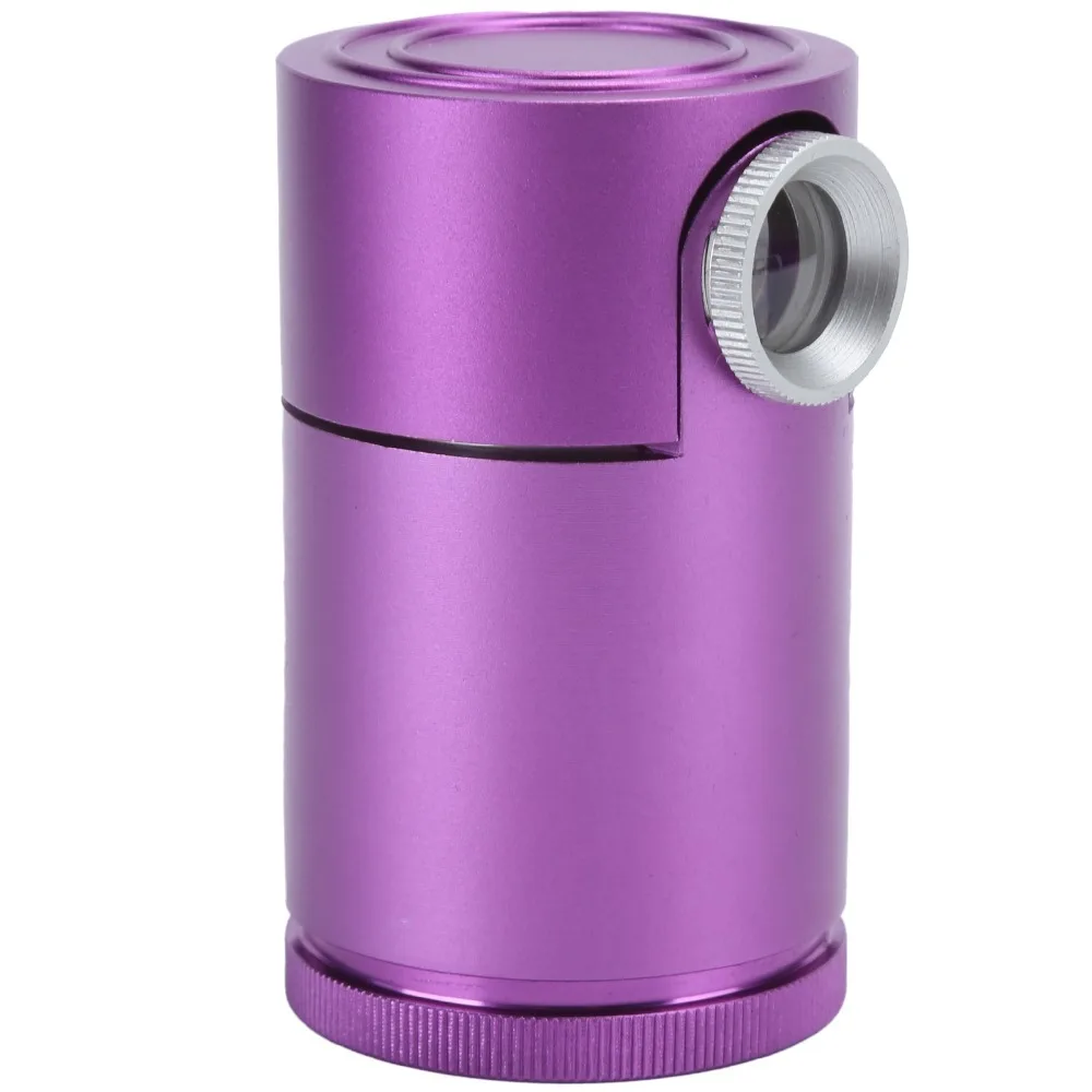 Clear Adjustable Focal Length Diamond Magnifier Multi Lens System Diamond Viewer Jewelry Loupe for 10x Gem Enthusiasts