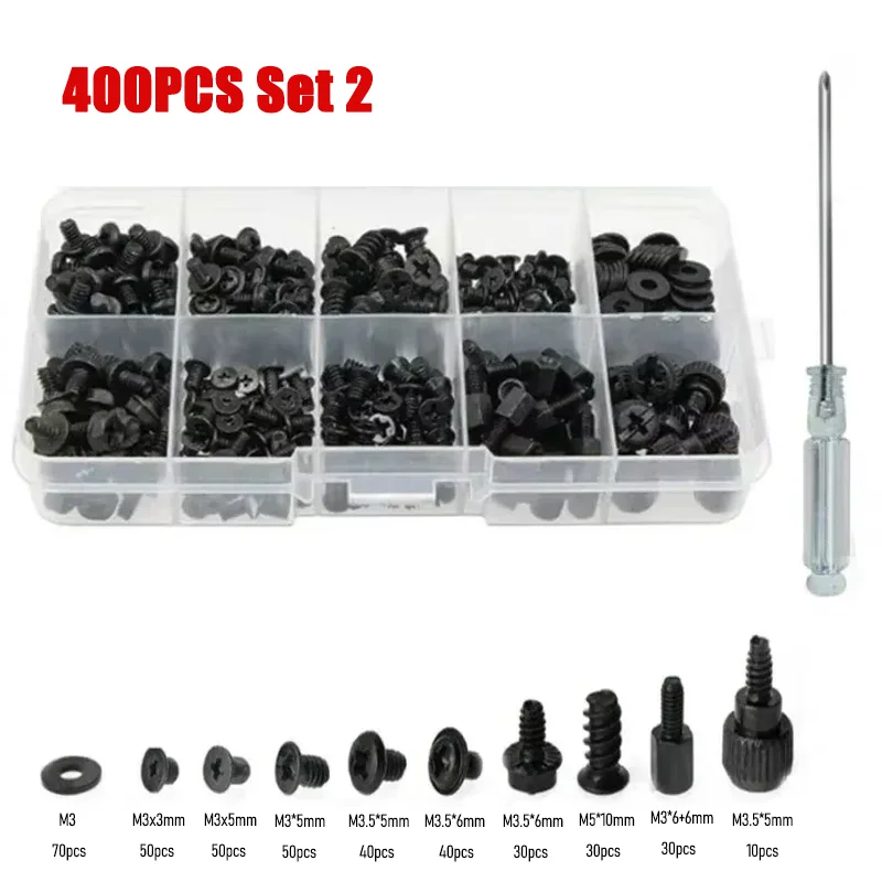 PC Computer Schrauben Kit Motherboard Netzteil Schraube Computer Reparatur Montieren Gehäuse Lüfter Hand Schrauben Bolzen Abstandsscheibe Set