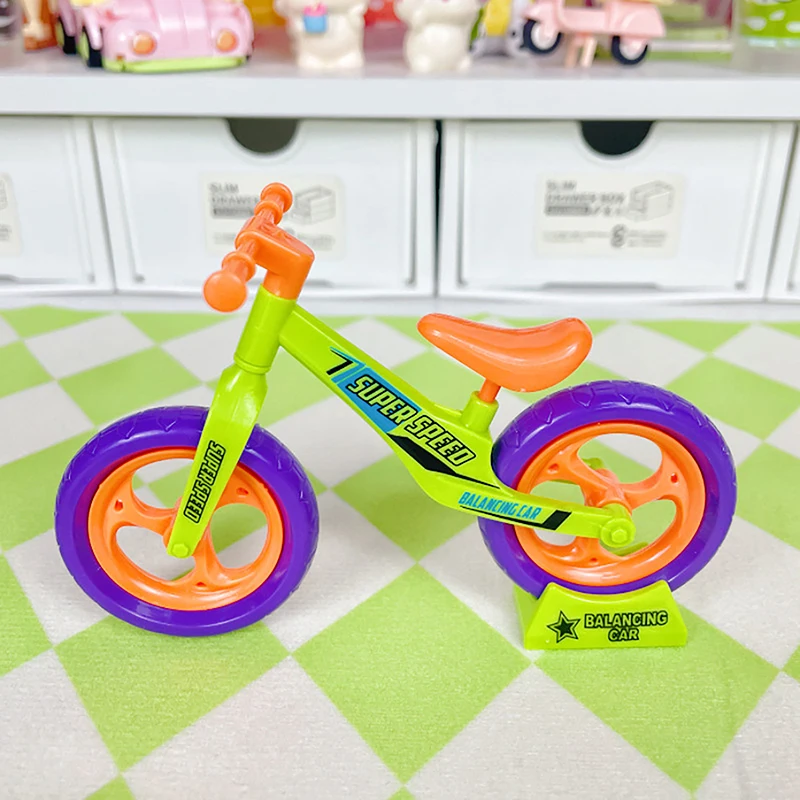 Cartoon Creative Carrot Bike DIY Assembled Building Block Bicycle Static Model Decompression Toy Small Gifts