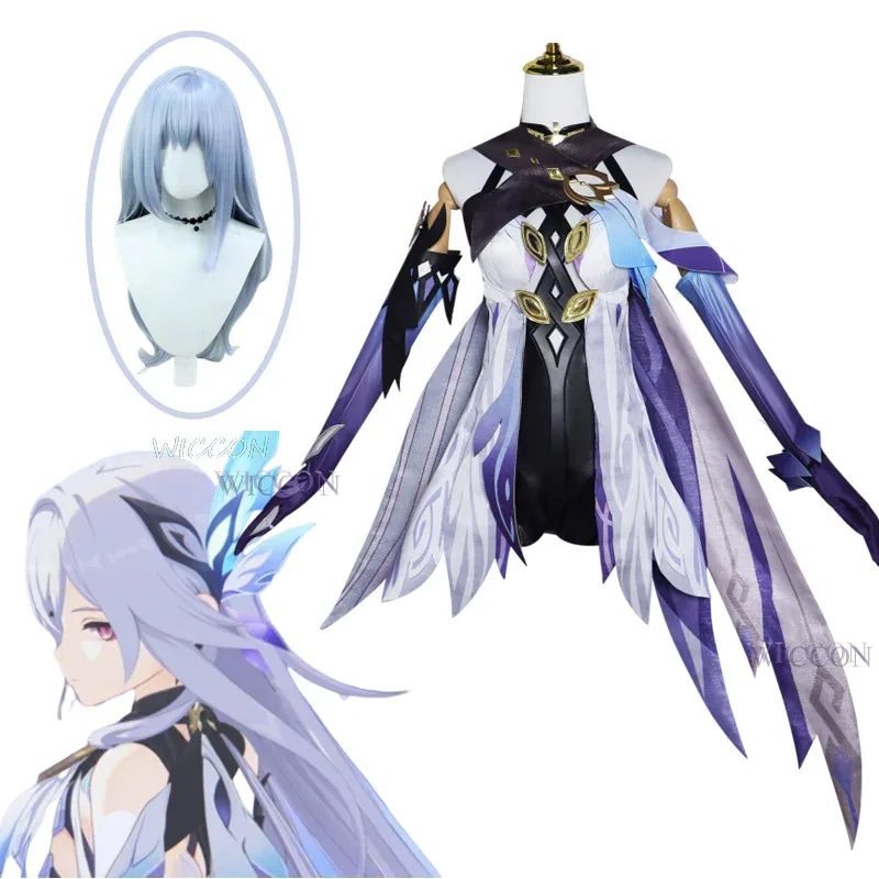 Bear's Den アニメ原神インパクトスカーカーコスプレ衣装ウィッグドレス帽子ハロウィンパーティー衣装女性女の子 XS-3 新 2025