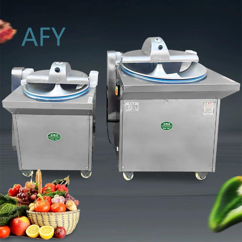 Commercial Basin-Type Vegetable Chopper for Dumpling Filling Bun Stuffing Shredder Vegetable Cutter Food Processor Kitchen