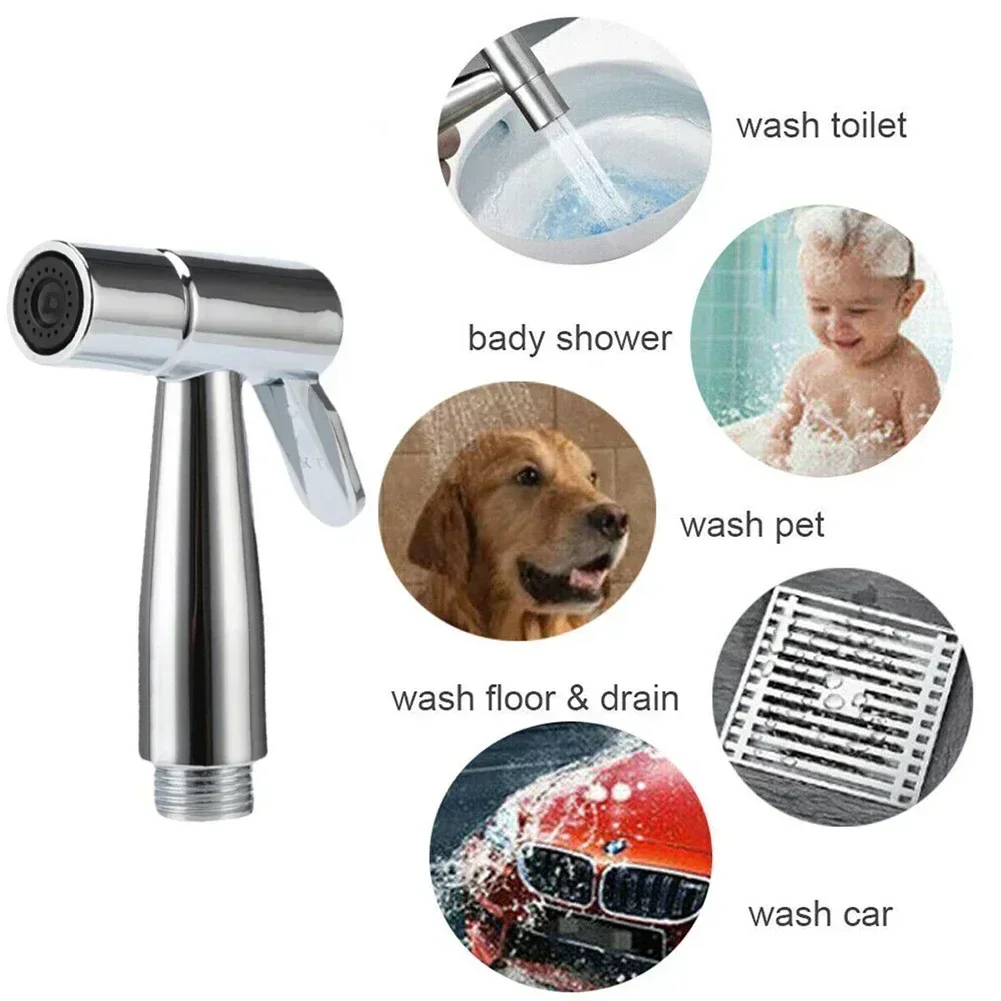 

G1/2" ABS Toilet Douche Bidet Head Handheld Spray Sanitary Shattaf Shower Hand Sprayer Shower Head Bathroom Bidets Faucet