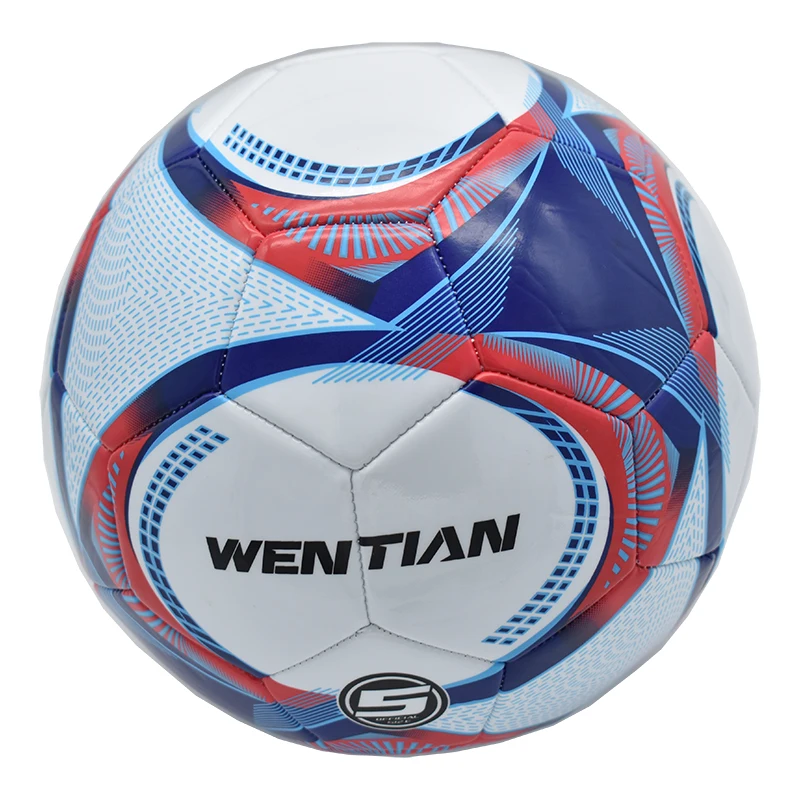 كرة قدم رسمية مقاس 5 من جلد البولي يوريثان بتصميم كلاسيكي، كرة قدم رياضية خارجية مقاومة للاهتراء لملابس الفريق #1