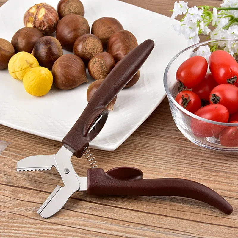 Multipurpose Chestnut Clip Walnut Clip Chestnut Sheller Kitchen Nut Shelling Tool Nutcracker Peeling Tool Kitchen Accessories