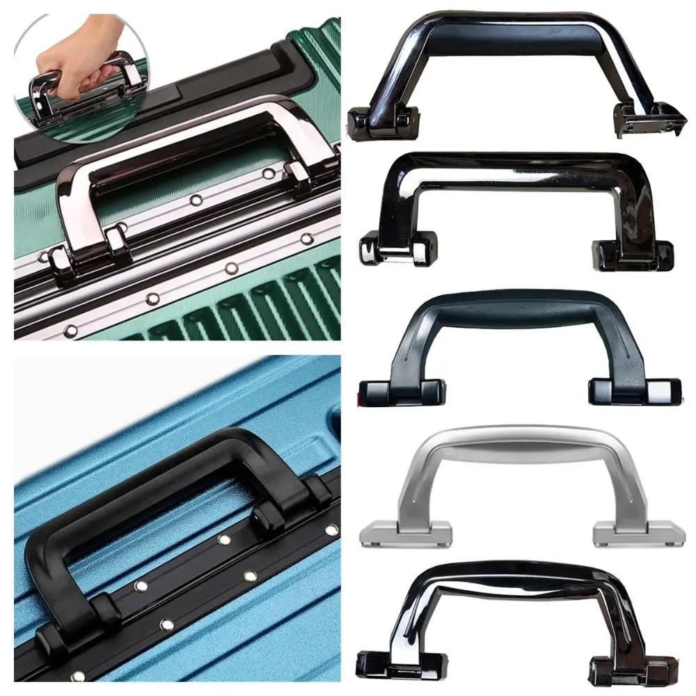 

Durable Black Silver Luggage Box Handle Plastic Replacement Suitcase Case Handle Repair Travel Supplies Luggage Carrying Handle
