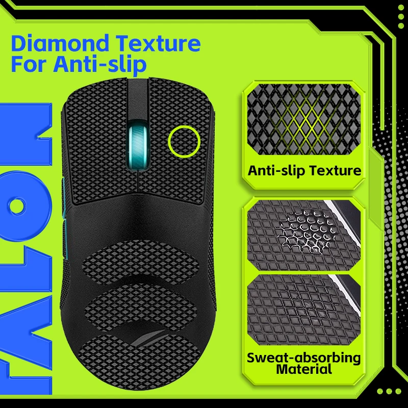 TALONGAMES Mouse Grip Tape for ROG Harpe Ace Aim Lab Edition,Palm Sweat Absorption Anti-Slip Tape,Cut to Fit,Easy to Apply