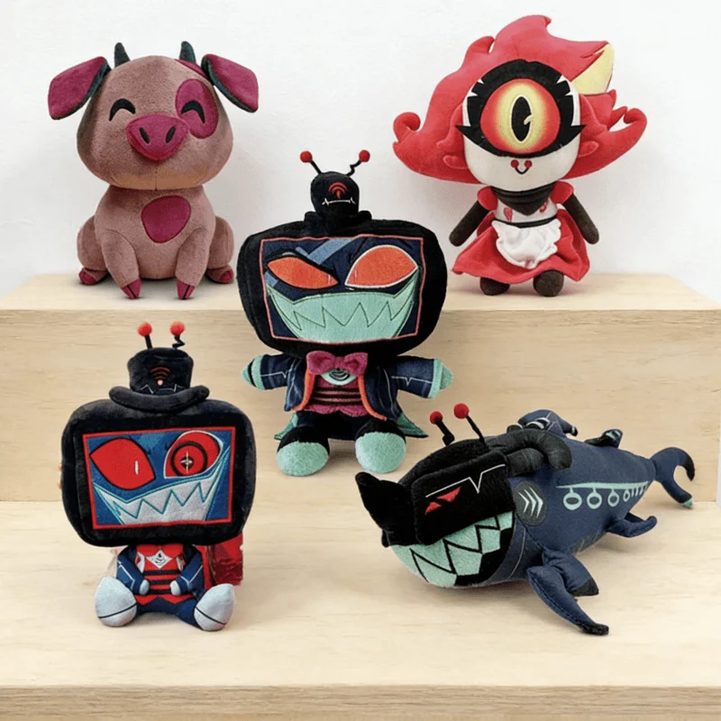 

Плюшевые игрушки Hazbin Hotel: забавные аниме-сувениры, коллекционные предметы для фанатов, изысканный декор для рабочего стола, подарок для друга