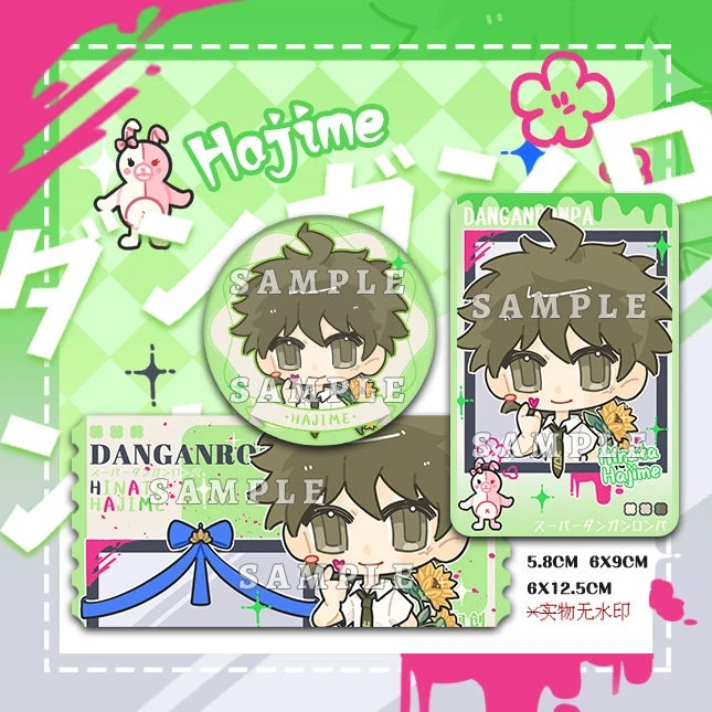 Anime Danganronpa Nagito Komaeda Nanami ChiaKi Hinata Hajime Kokichi Oma Saihara Shuichi Cosplay Cartoon Instant Camera Badge