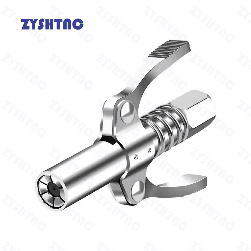 Grease Gun Coupler 10000 PSI NPTI/8 Oil Pump Quick Release Grease Tip Tool Car Syringe Lubricant Tip Grease Nozzle for Repair