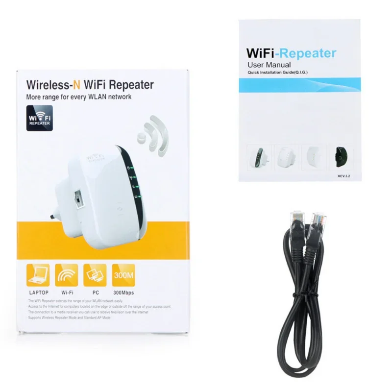 ตัวขยายสัญญาณ WiFi ไร้สาย, ตัวขยายสัญญาณตัวขยายสัญญาณ WiFi 300mbps เครื่องขยายสัญญาณเครือข่ายรองรับตัวขยายสัญญาณ WPS AP