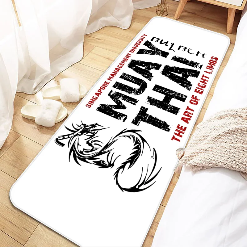 

Muay Thai Door Mat Entrance Non-slip Doormat Washable Kitchen Carpet Living Room Hallway Rugs Bathroom Bath Door Mats
