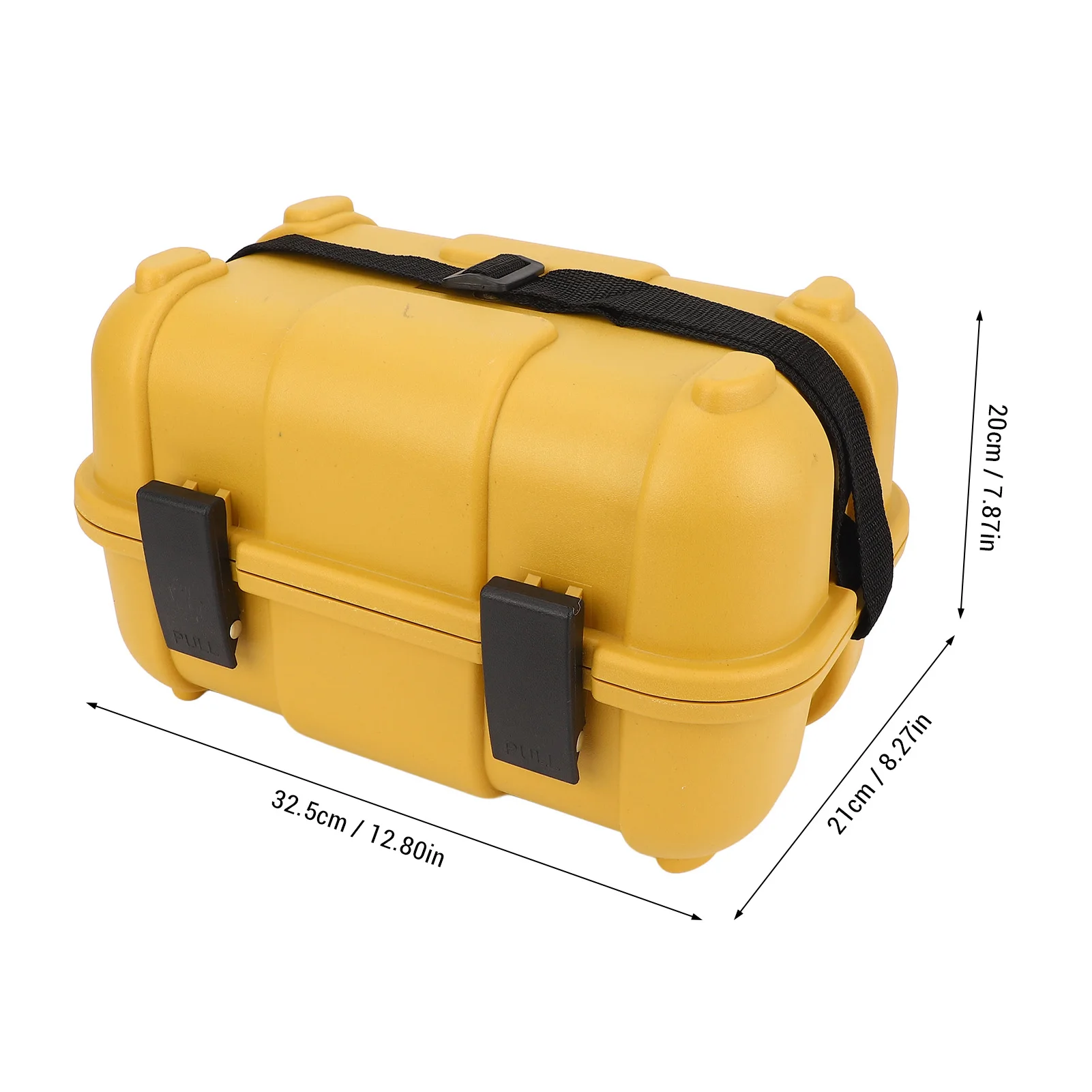 Surveying Instrument Case Sturdy PP Ample Space Anti  Comfortable Handle Double Lock Auto Level Empty Box for Theodolite