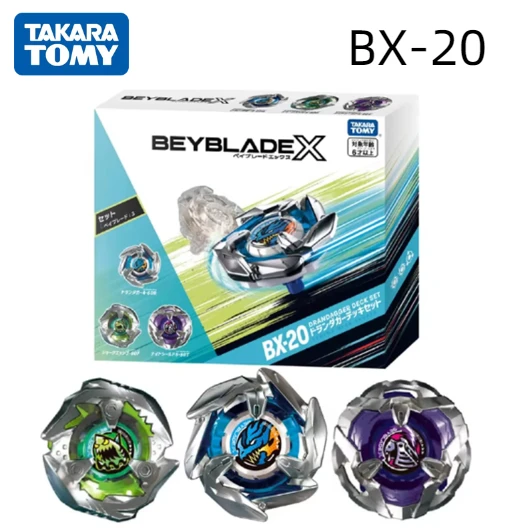 

TAKARA TOMY 100% New Original Original Takara Tomy Beyblade X BX-20 Drandager Deck Set Children's Toys Gifts