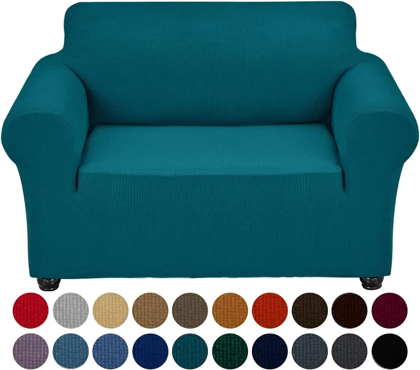 

Stretch Chair Couch Cover,1-Piece Sofa Slipcover Spandex Jacquard Fabric Sofa Covers With Elastic Bottom,Washable Furniture
