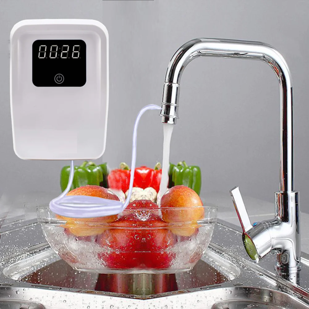 O3 Corona discharge Small Ozone Generator for faucet available  fruit and vegetable washing Sterilization Water Purifier