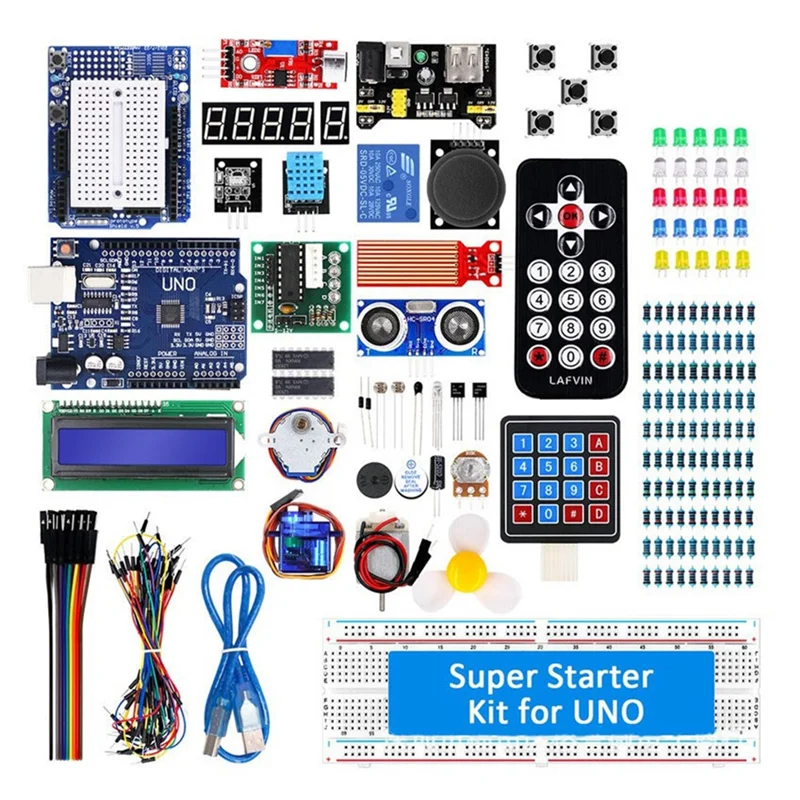 GROCE-For UNO R3 Development Board Super Starter Kit RFID Upgrade Kit Super Starter Kit Tutorial Learning Kit